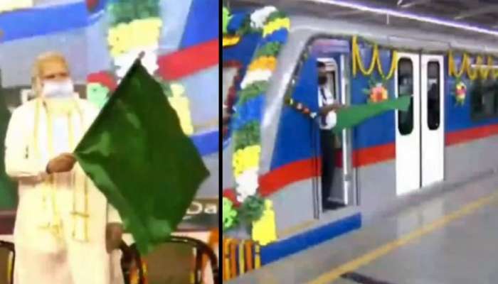 &#039;এক সুতোয় জুড়ল কলকাতার দুই কালীক্ষেত্র&#039;, Dakshineswar Metro-র উদ্বোধন PM Modi-র