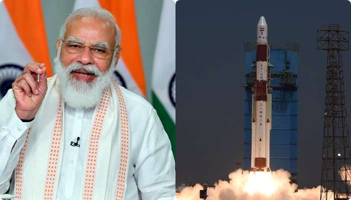 মহাকাশে প্রধানমন্ত্রীর ছবি, গীতা ও ১৯টি উপগ্রহ পাঠাল ISRO মহাকাশে প্রধানমন্ত্রীর ছবি, গীতা ও ১৯টি উপগ্রহ পাঠাল ISRO