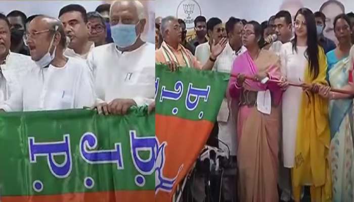 WB assembly election 2021: ভোটের আগে BJP-তে মেলা যোগদান, দলবদল ৫ TMC বিধায়কের 