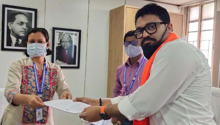 West Bengal Election 2021: TMC-র &#039;গো ব্যাক&#039; সামাল দিয়ে মনোনয়ন জমা BJP প্রার্থী Babul-র  