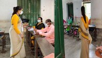 শ্যামপুরে ভোটারদের প্রভাবিত করতে বুথের মুখে বিক্ষোভ করানো হচ্ছে, অভিযোগ তনুশ্রীর