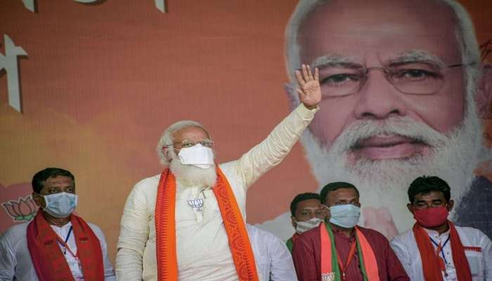 West bengal election 2021: নির্বাচনী প্রচারে রাজ্যে আরও ৪ বার আসবেন Modi, সোমবার ৩ জনসভা