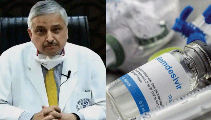 হাসপাতালে চিকিত্সকের পরামর্শেই প্রয়োগ করা যেতে পারে Remdisivr:  AIIMS প্রধান