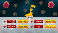 ফের এক ধাক্কায় বাড়ল করোনা আক্রান্তের সংখ্যা, রাজ্যে মৃত শতাধিক
