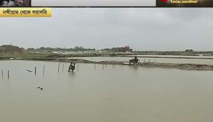 Nandigram under water after Cyclone YAAS hit