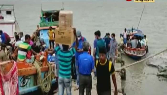 Yaas: Relief doctors deliver dry food, drinking water to flood-ravaged Gangasagar village