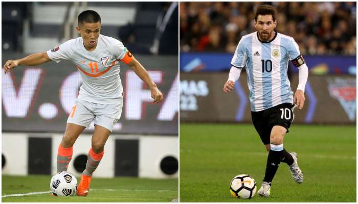 দয়া করে Lionel Messi র সঙ্গে আমার তুলনা করবেন না: Sunil Chhetri