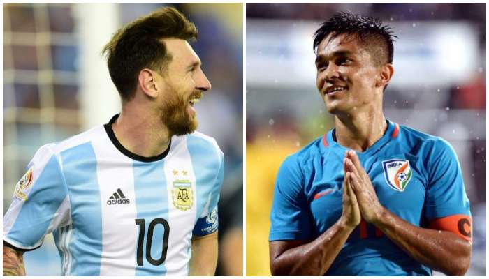 মন খারাপ হলে Messi র ভিডিয়ো দেখি, কখনও সাক্ষাৎ হলে জানাব আমি ওঁর বিরাট ভক্ত: Sunil Chhetri