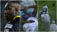 'বিষাক্ত' বাউন্সারে মাটিতে লুটিয়ে পড়লেন Andre Russell, স্ট্রেচারে করে ছাড়লেন মাঠ