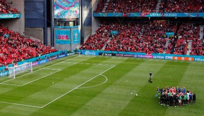 UEFA EURO 2020: ফের শুরু Denmark vs Finland ম্যাচ, Christian Eriksen এর দ্রুত আরোগ্য কামনায় উয়েফা