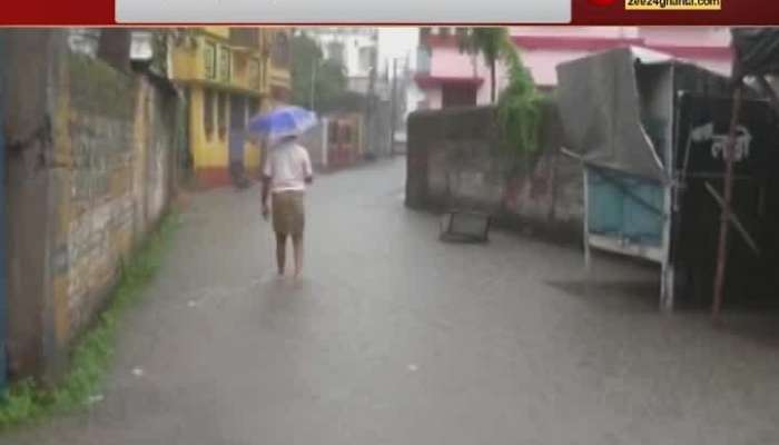 Various areas of Kolkata were inundated due to heavy rains since Wednesday night. Many roads have been flooded.
