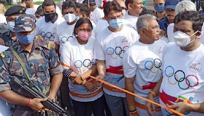 BJP Marathon:পুলিসের অনুমতি ছাড়াই  অলিম্পিক্সের সমর্থনে ম্যারাথন BJP-র