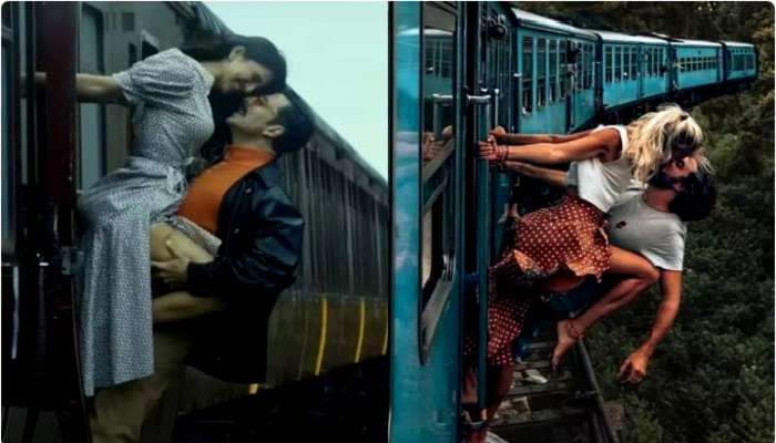 ট্রেন থেকে ঝুলন্ত Akshay-Vaani, মুহূর্ত চুরির অভিযোগ 'Bell Bottom' নির্মাতাদের বিরুদ্ধে