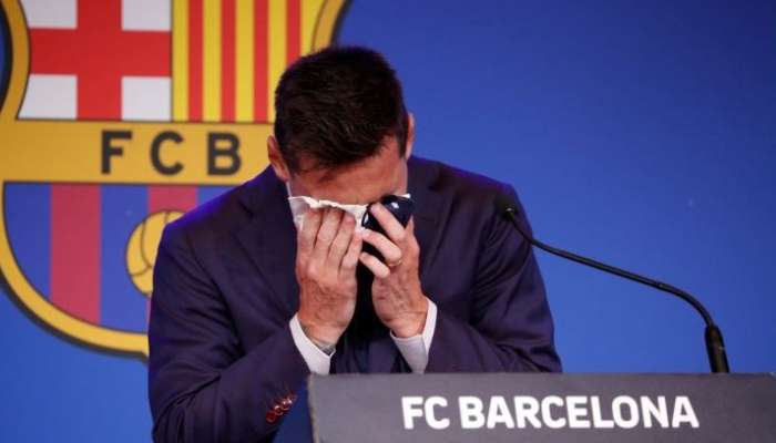 Lionel Messi: বার্সার শেষ সাংবাদিক বৈঠকে আবেগপ্রবণ মহাতারকা, কেঁদে ফেললেন মেসি