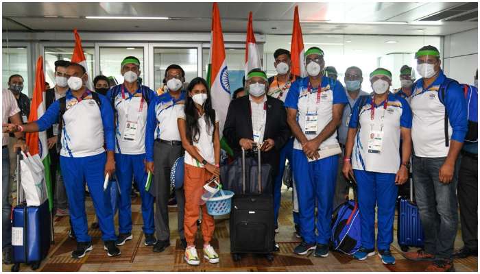 Tokyo Olympics 2020: সফলতম অলিম্পিক্সের পর দেশে ফিরল টিম ইন্ডিয়া