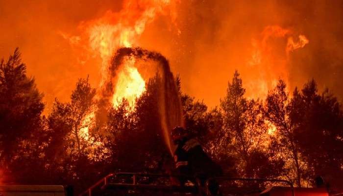 Greece wildfires: দাবানল ক্রমশ ভয়াবহ হয়ে উঠছে গ্রিসে; যেন &#039;হরর মুভি&#039; বলছেন প্রত্যক্ষদর্শী