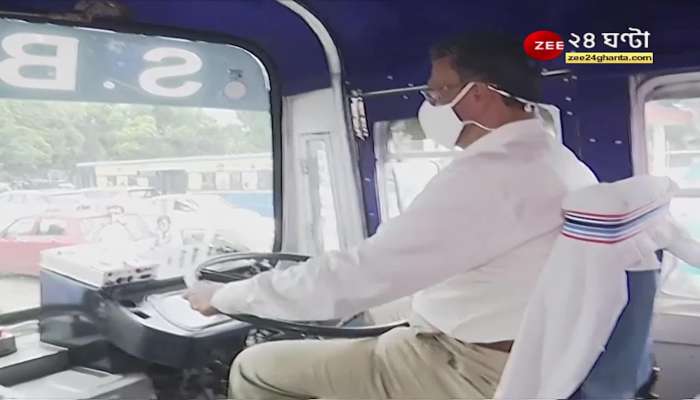 Transport Minister Firhad Hakim is driving a bus on city streets, but why? | Firhad Hakim