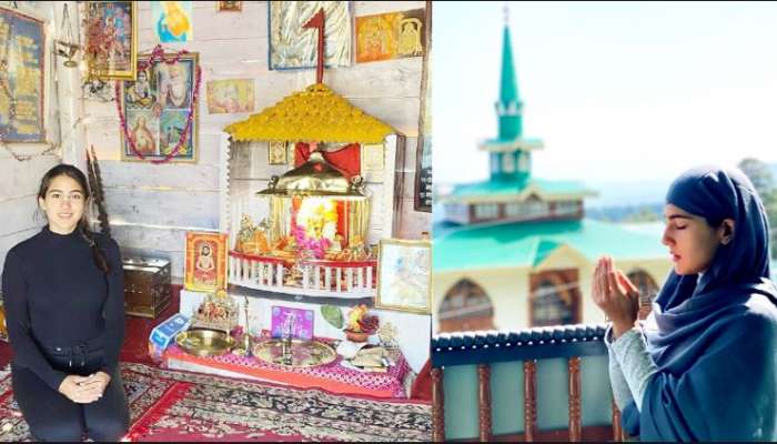 মসজিদে নমাজ পড়লেন, Kashmir-এর মন্দির, গীর্জা, গুরুদ্বারেও গেলেন Sara Ali Khan