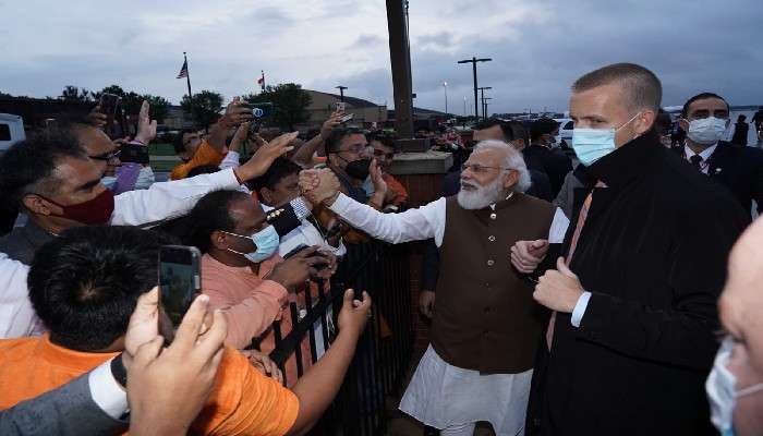 Modi In US: Washington-এ উষ্ণ অভ্যর্থনা মোদিকে, উচ্ছ্বসিত আমেরিকার ভারতীয়রা 