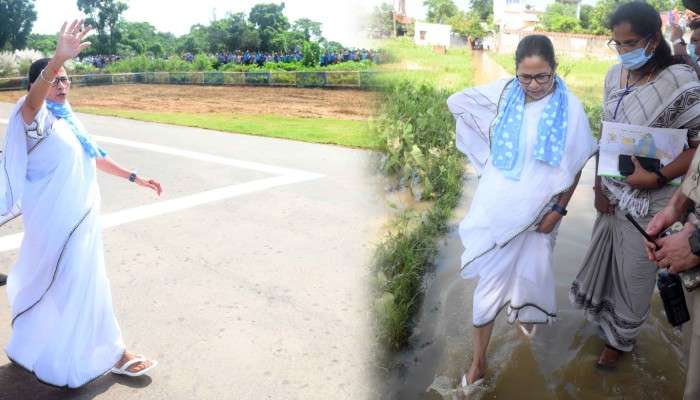 Mamata Banerjee: &#039;বুকের উপর জল ছেড়ে সমাধি করেছে&#039; প্লাবিত এলাকা পরিদর্শনে মুখ্যমন্ত্রী, নিশানায় কেন্দ্র-DVC