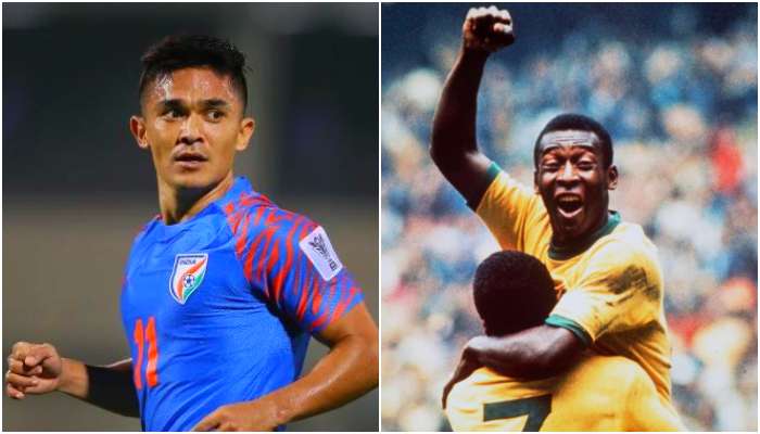 Sunil Chhetri: পেলেকে স্পর্শ করে কী বলছেন &#039;ক্যাপ্টেন ফ্যান্টাস্টিক&#039; সুনীল