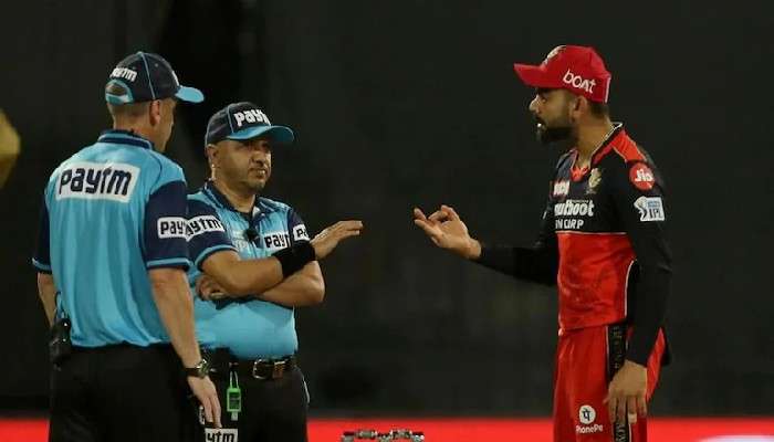 IPL 2021: ফের একবার আম্পায়ারের সঙ্গে ঝামেলায় জড়ালেন  Virat Kohli, ভিডিও দেখুন 