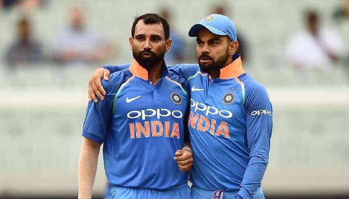 WT20: Mohammed Shami-র ধর্ম নিয়ে প্রশ্ন ওঠায় ক্ষুব্ধ  Virat Kohli