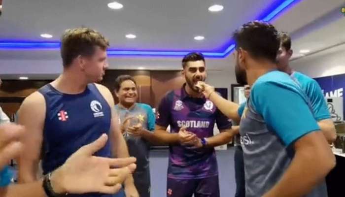 Pakistan vs Scotland: হ্যারিস রউফের জন্মদিনে স্কটিশদের নিয়ে পাক দলের উদযাপন