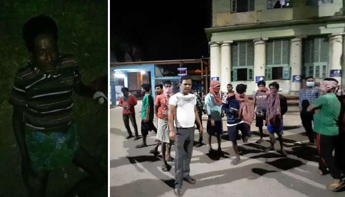 Uttarpara: হাতে স্যালাইনের চ্যানেল নিয়ে নর্দমা থেকে রোগীর 'বাঁচাও বাঁচাও'  চিৎকার!