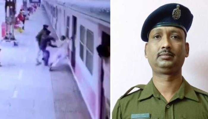 Video:  চলন্ত ট্রেনে উঠতে গিয়ে পিছলে গেল পা, বৃদ্ধকে বাঁচালেন RPF জওয়ান