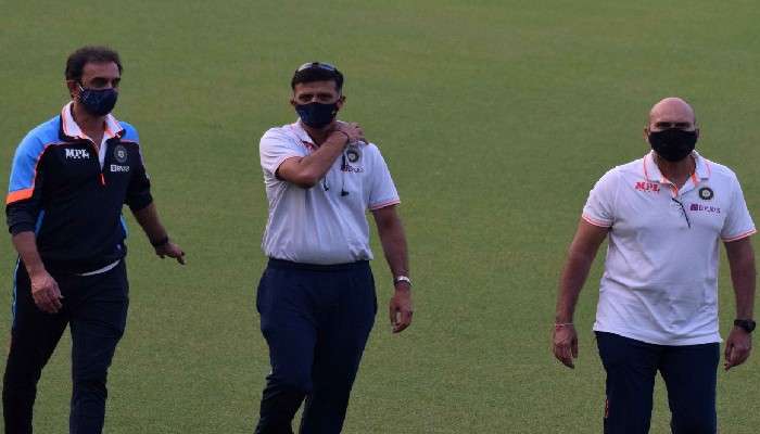 INDvsNZ: শহরে পা রেখেই Eden Gardens-এ গেলেন Rahul Dravid