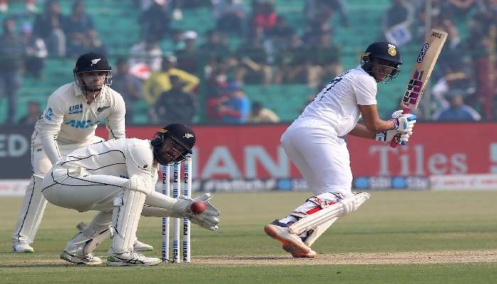 INDvsNZ: Shubman-র অর্ধশতরানের উপর ভর করে ভাল জায়গায় ভারত   