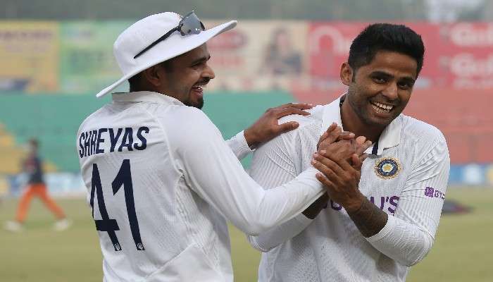 INDvsNZ: অভিষেক টেস্টে শতরান, বন্ধু Surya Kumar Yadav-কে জানালেন শিহরিত Shreyas Iyer 