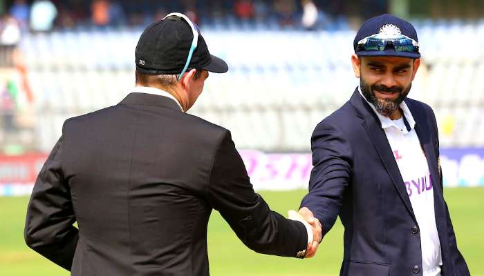 Mumbai Test: টসে Kohli র পাশে Latham, একই টেস্ট সিরিজে ৪ ভিন্ন অধিনায়ক! কখনও হয়েছে?