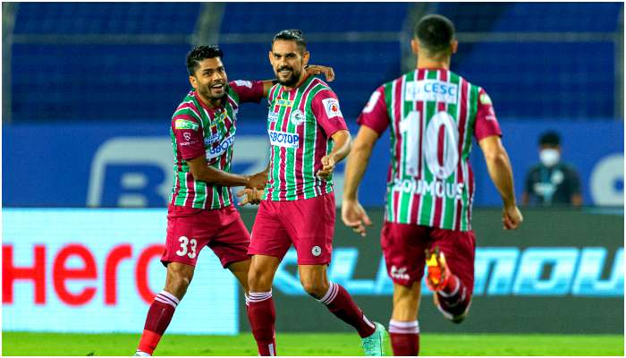 ISL 2021-22, ATKMB vs HFC: শেষ মুহূর্তের ভুলে তিন পয়েন্ট ফেলে এল এটিকে মোহনবাগান