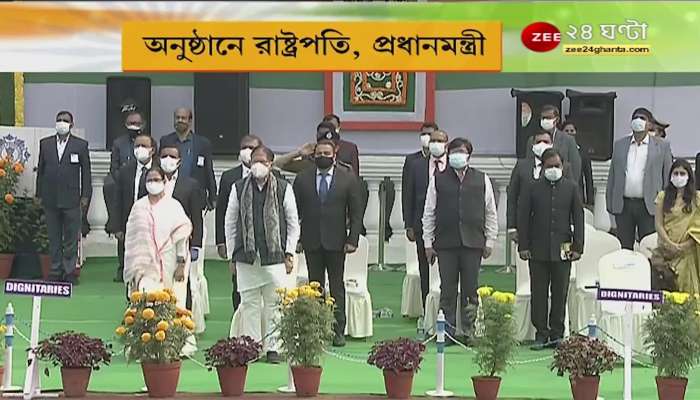 Republic Day 2022: National Anthem at the end of the Republic Parade on Red Road
