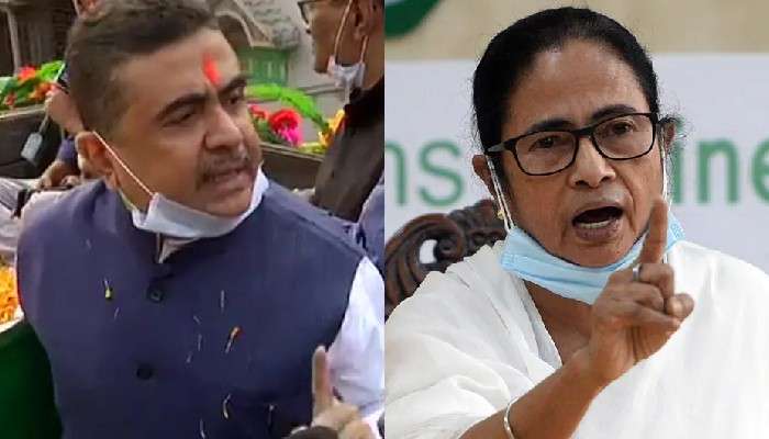 Suvendu attacks Mamata: &#039;নন্দীগ্রামে হারের যন্ত্রণা থেকেই মমতা রেড রোডে ডাকেননি&#039;, মুখ্যমন্ত্রীকে নিশানা শুভেন্দুর