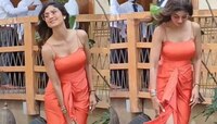 Shilpa Shetty: আচমকা হাওয়ায় বেসামাল শিল্পার স্লিট ড্রেস, তারপর...
