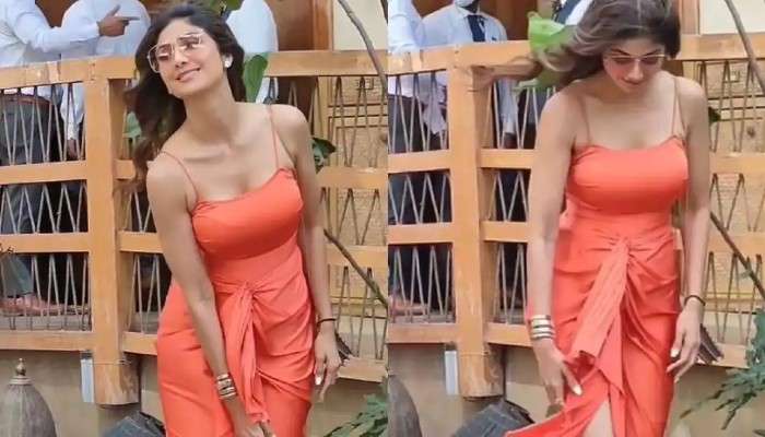 Shilpa Shetty: আচমকা হাওয়ায় বেসামাল শিল্পার স্লিট ড্রেস, তারপর...