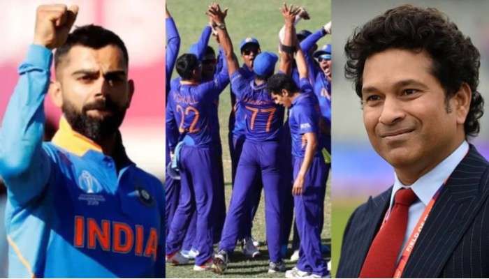 ICC U19 World Cup, INDU19vsENGU19 : মহা ফাইনালের আগে যুব দলকে শুভেচ্ছা জানালেন Sachin, Kohli, Rohit 