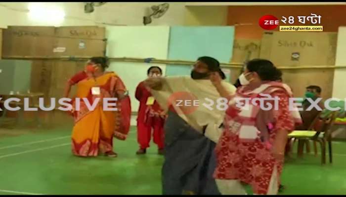 Bidhannagar Municipal Election: chaos inside booth in 37 ward!
