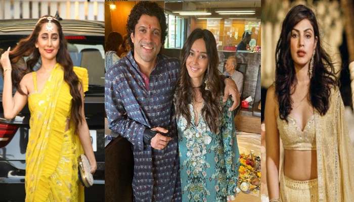 Farhan Akhtar and Shibani Dandekar wedding: ফারহান-শিবানির বিয়ে, হলদি- মেহেন্দি জমিয়ে দিলেন রিয়া,অনুশারা