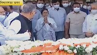 বিধানসভায় সাধন পাণ্ডেকে শেষ শ্রদ্ধা মুখ্যমন্ত্রীর, আজ নিমতলায় শেষকৃত্য
