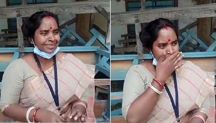 BJP Candidate Crying: &#039;ভোট দিতে দিচ্ছে না&#039;, বুথের বাইরে হাউ হাউ করে কান্না বিজেপি প্রার্থীর