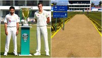PAK VS AUS: 'ঘাসশূন্য' পিচ! 'রোড সাইন' বসিয়ে অজি সম্প্রচারকারী সংস্থার মিম