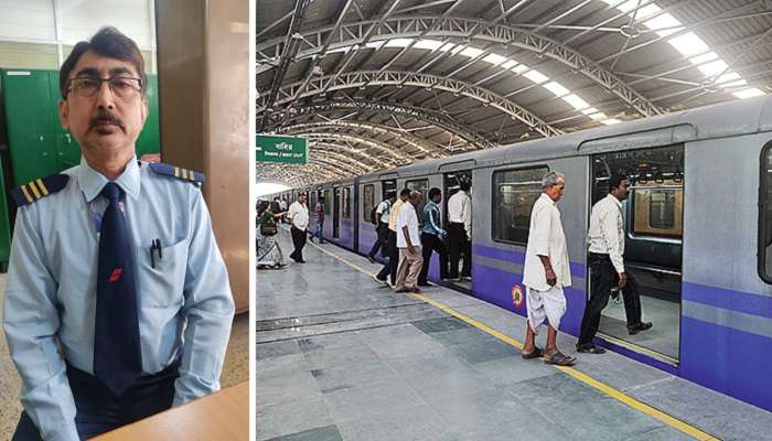 Kolkata Metro Accident: পা পিছলে লাইনে বৃদ্ধ, এগিয়ে আসছে ট্রেন, &#039;মিরাক্যল&#039; ঘটালেন মেট্রোচালক অমল দাস!