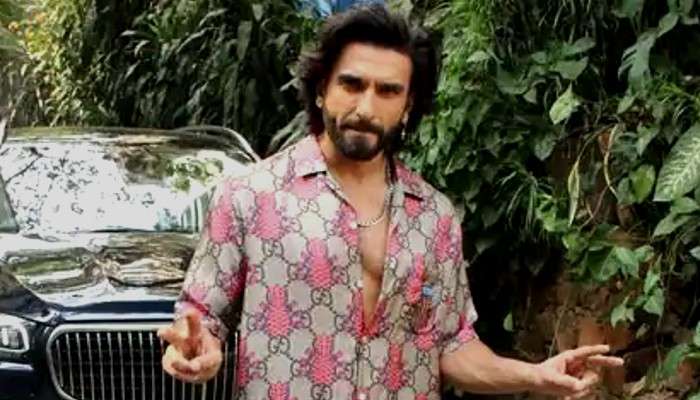 Ranveer Singh: গোলাপি রঙের প্রিন্টেড শার্ট-প্যান্ট পরে ট্রোলড রণবীর, দাম শুনে চোখ কপালে নেটিজেনদের