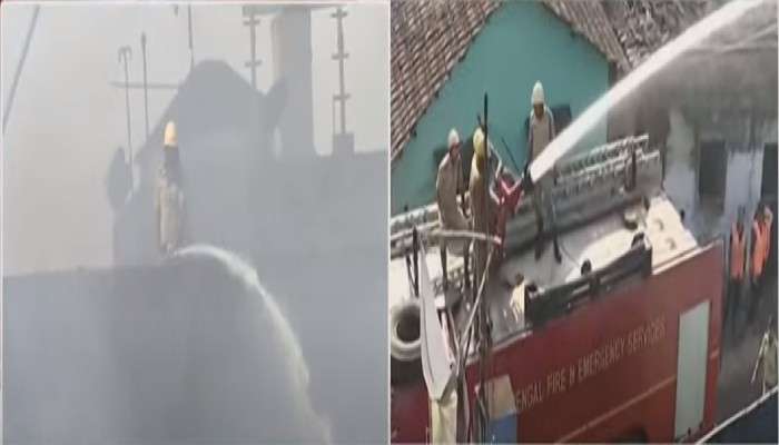 Kolkata Fire Update: ট্যাংরায় এখনও জ্বলছে গোডাউনের আগুন, তীব্রতা কমলেও ধোঁয়ায় ঢেকে রয়েছে এলাকা