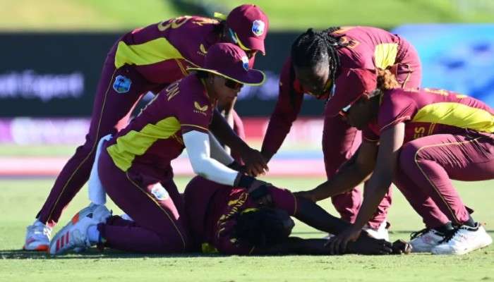 ICC Women&#039;s World Cup: কেমন আছেন মাটিতে লুটিয়ে পড়া Shamilia Connell? জানতে পড়ুন