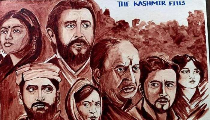 The Kashmir Files: রক্ত দিয়ে ‘দ্য কাশ্মীর ফাইলস’-এর পোস্টার আঁকা! উত্তর দিলেন পরিচালক